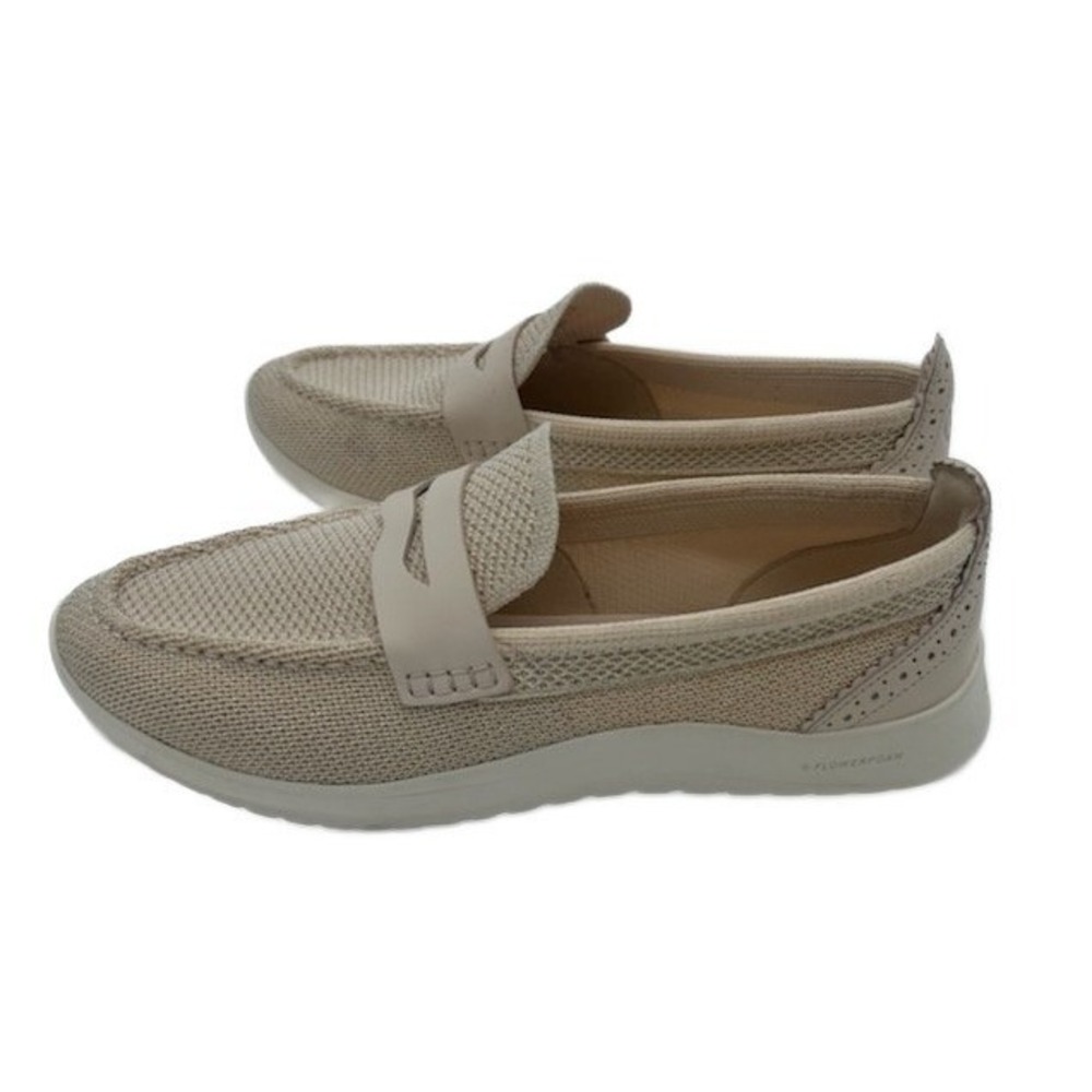 Cole Haan Tan Mesh Slip-On‎ Penny Loafers Women's Shoes Size 8B 8 B